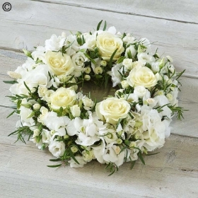 Wreath in Whites