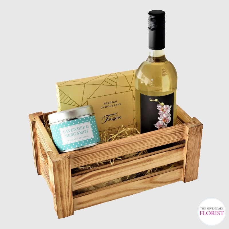 Sauvignon blanc wine basket