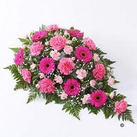 Spray of Carnations and Germini in Pink