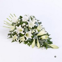 Spray of White Lilies