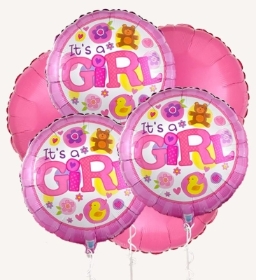 Baby Girl Balloon Bouquet