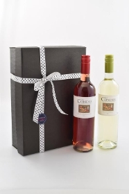 Gift Set of Rose and White Wine
