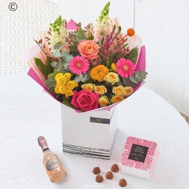 Bright Mother's Day Bouquet Bundle